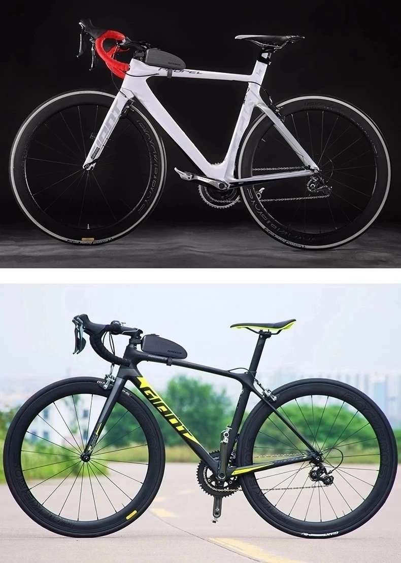 rockbros 大容量 mtb 公路自行车自行车 pannier 防水前框架自行车双