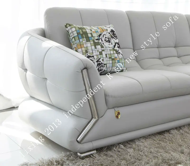 2Y552 Couch Living Room Leather Sofa Set Modern Furniture