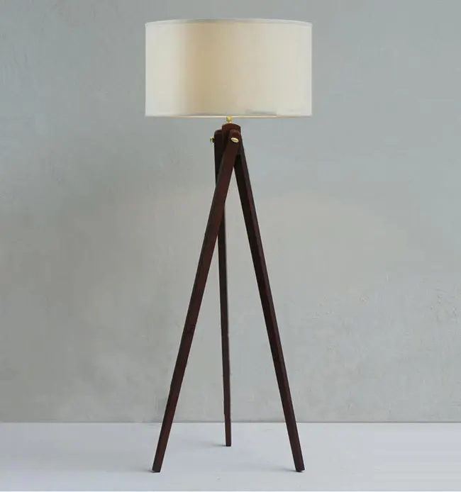 black floor lamp