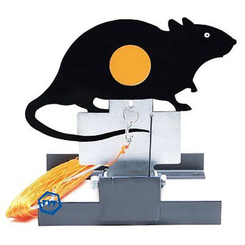 

new design laser Training cheap Factory directly Cord reset Air gun steel shooting Target Knock Down - Rat targets games toys, Can be customised