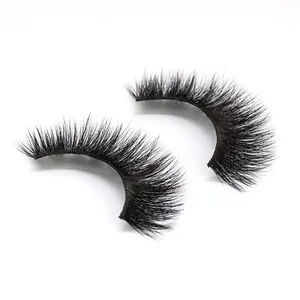 3D 3 Magnetic False Eyelashes Natural Beauty Full Strip Magnet Hair Extension Fake Eye Lashes 2