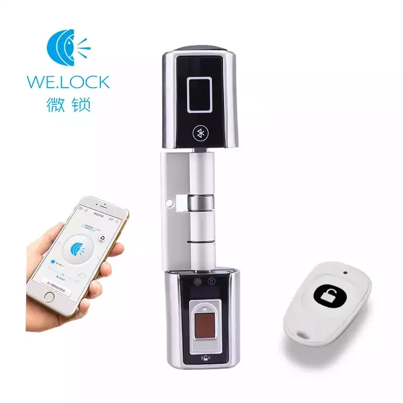 

High Security Electronic Smart Euro Profile Cylinder door lock Fingerprint cylinder lock, N/a