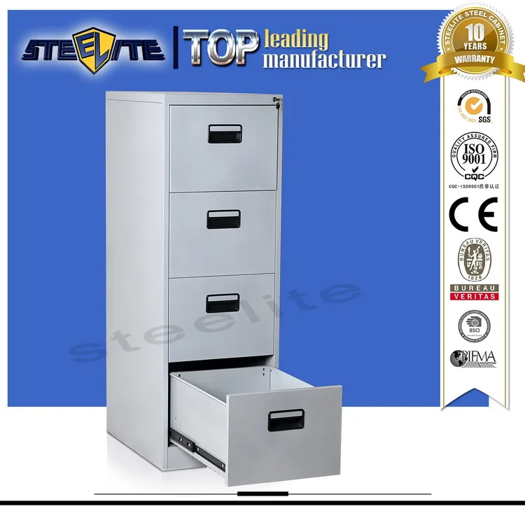 Fabrik Verkauf Büro Beige Metall Schubladen Schrank Vertikaler Akten