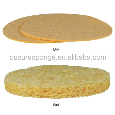 

Expanded in water spa cleaning sponge spa compressed facial sponge