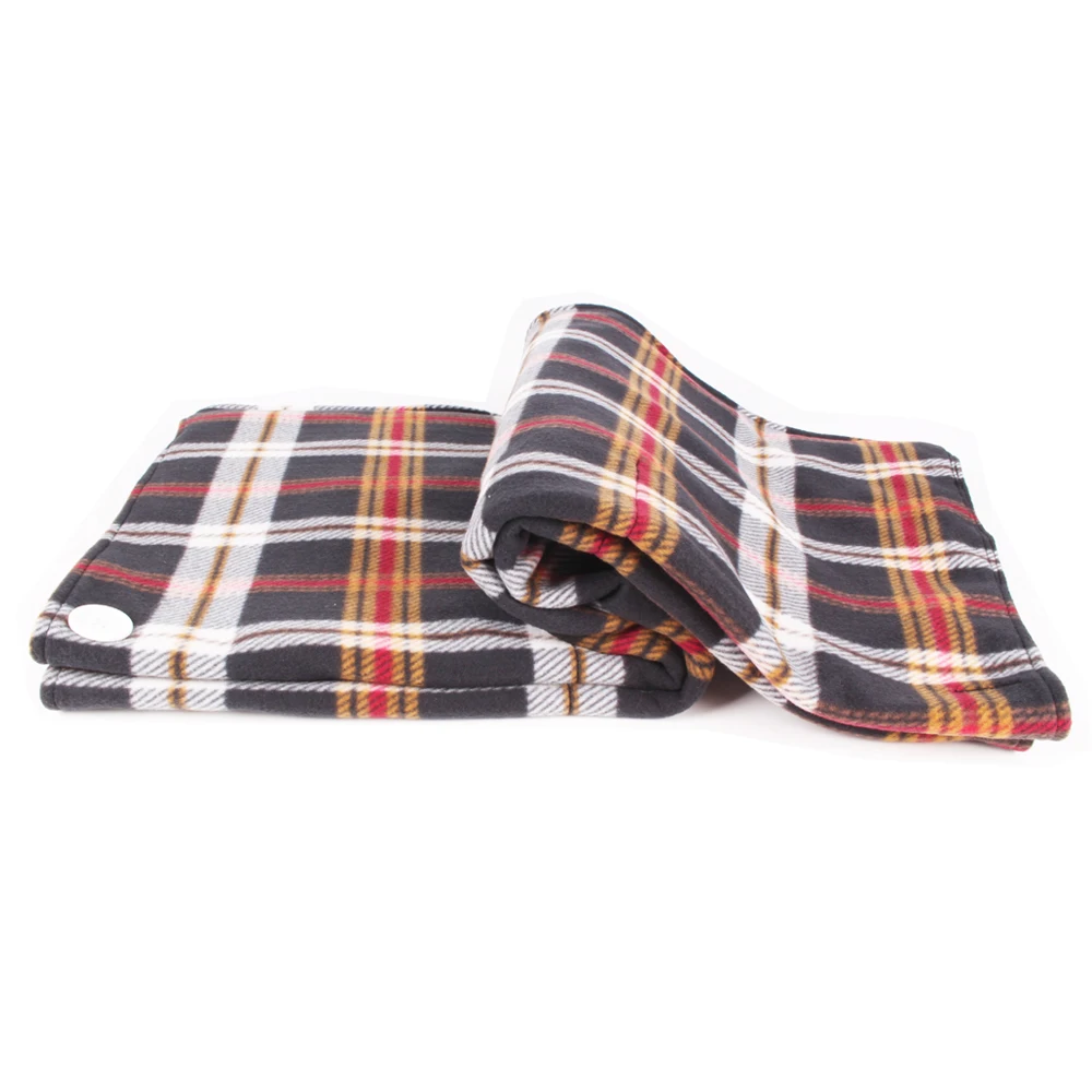 

2-in-1 Portable Far Infrared Electric Travel Heating Blanket for Car & Home, Black