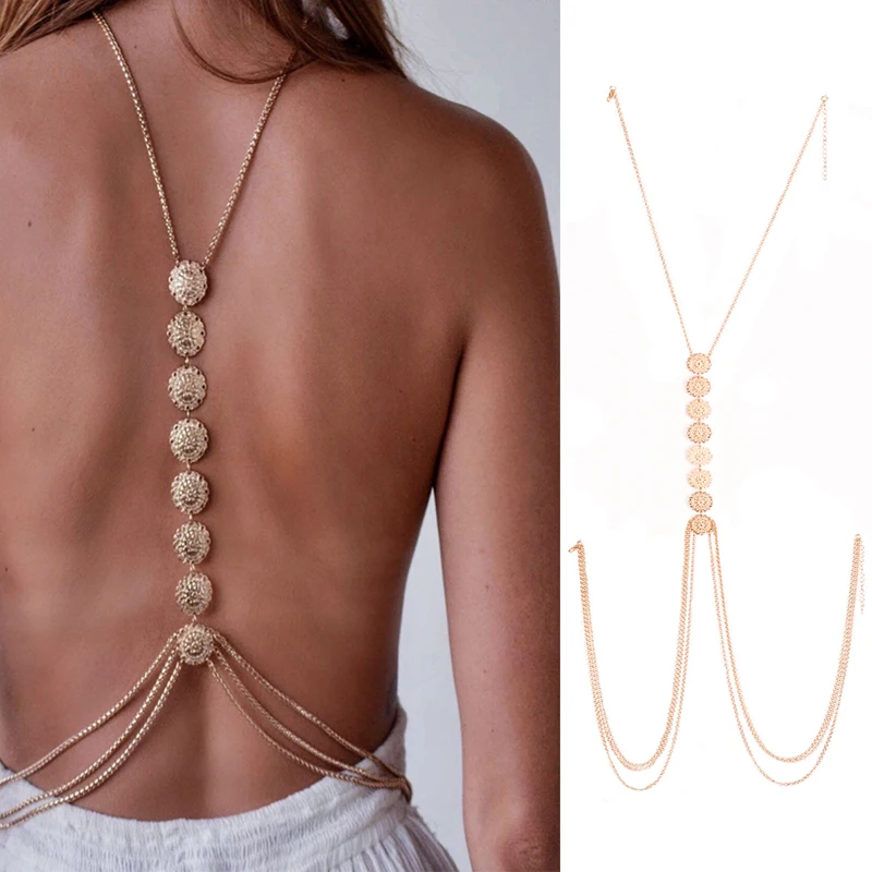 

2016 Wholesale Fashion Body Jewelry Gold Plated Jewelry Sexy Body Chain Necklace Gem Rhinestone Waist Belly