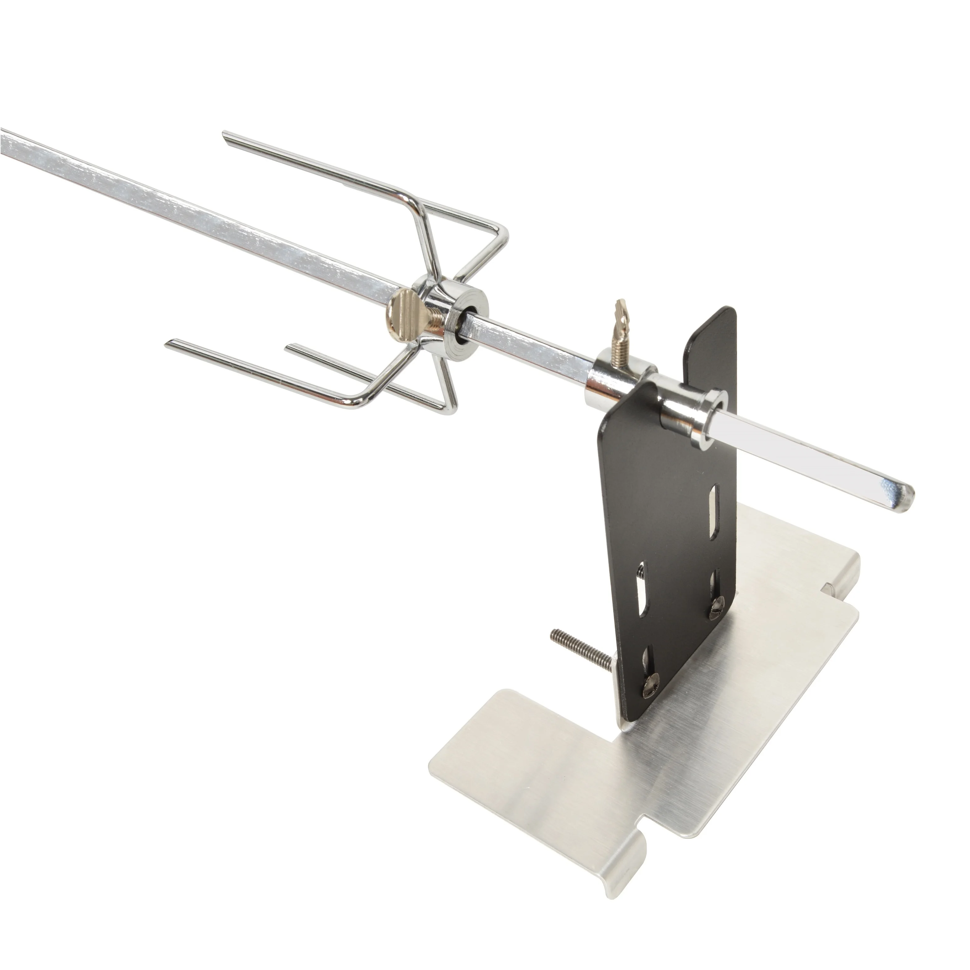 Customized Outdoor Grill Rotisserie Motor Kit With Adjustable Rod Stand