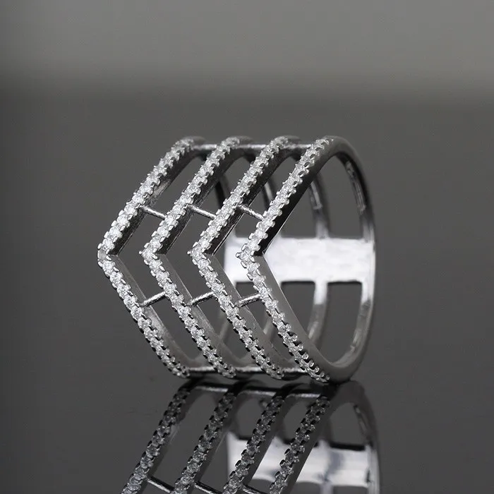 Factory To Custom Championship Mens Four Finger Ring - Buy Custom