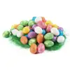 72 Pack Foam Easter Egg Ornaments Home Decorations Decorative Easter Eggs for DIY Crafts and Assorted Easter Decorations