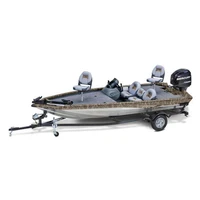 

Manufacturer Cheapest Not Used Aluminium Bass Fishing Boats Grass Green Color