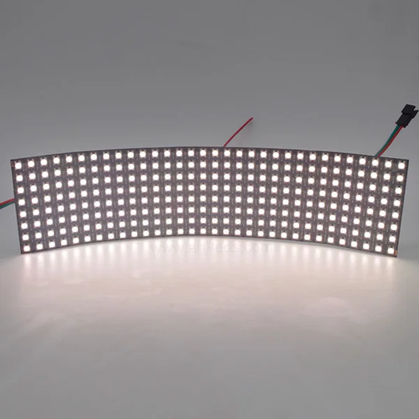8x32 sk6812 rgbw 3000k led matrix