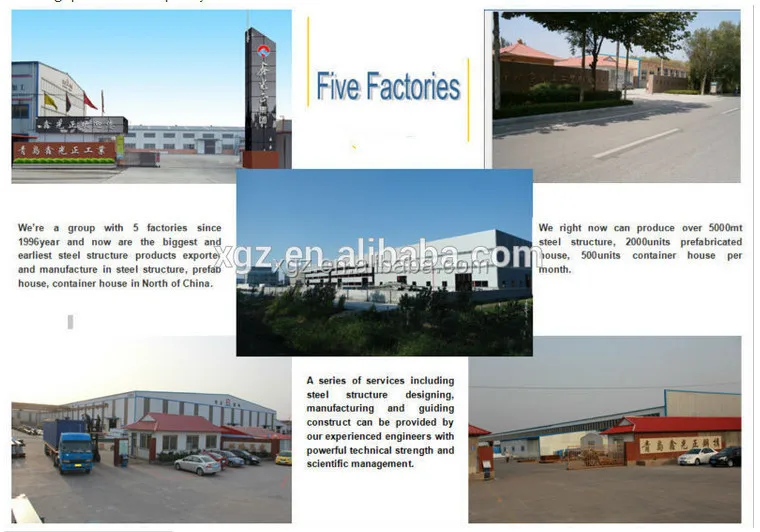 Prefabricated Light Steel Metal Building/warehouse/workshop/factory/shed