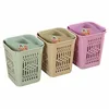 Multi-functional Hollow Out Plastic Trash Can