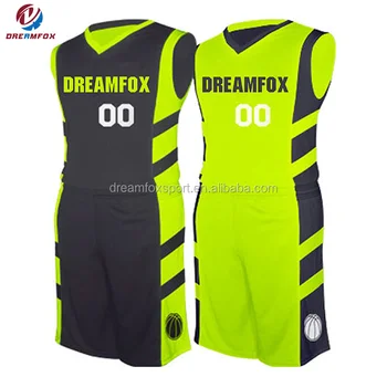 Basketball Jersey Green And Black 