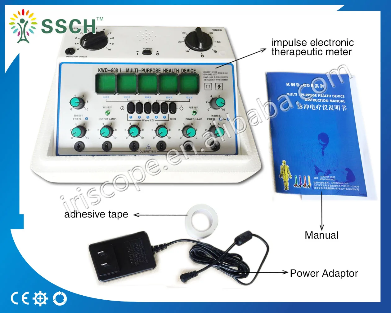 Electronic Muscle Acupuncture Needle Stimulator Electrostimulation