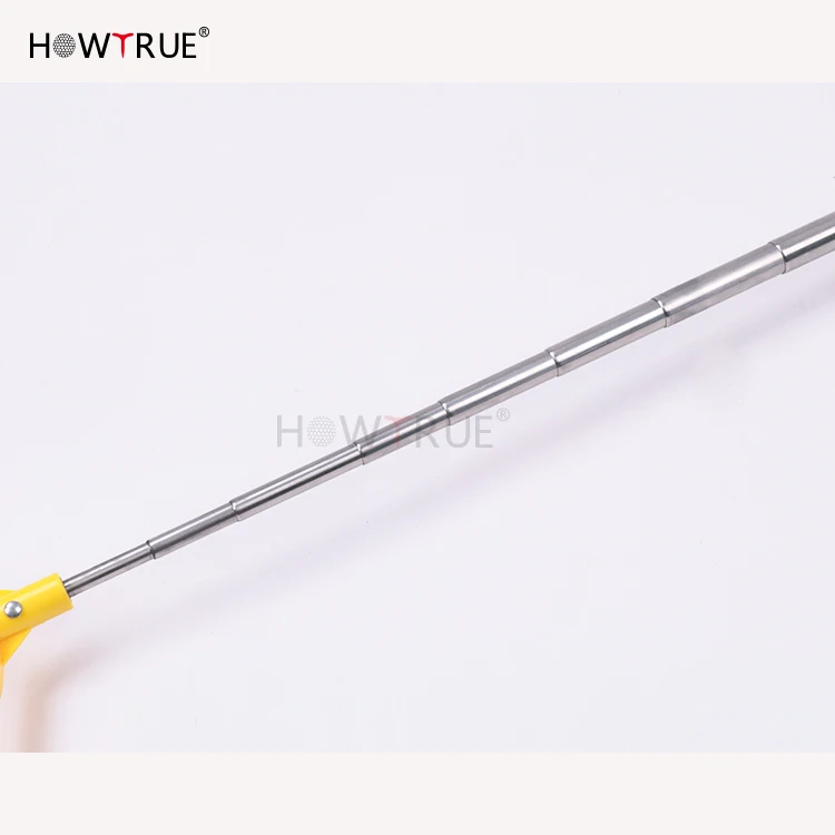 New Stainless Eight Segment Antenna Retractable Golf Ball Retriever With PVC Head
