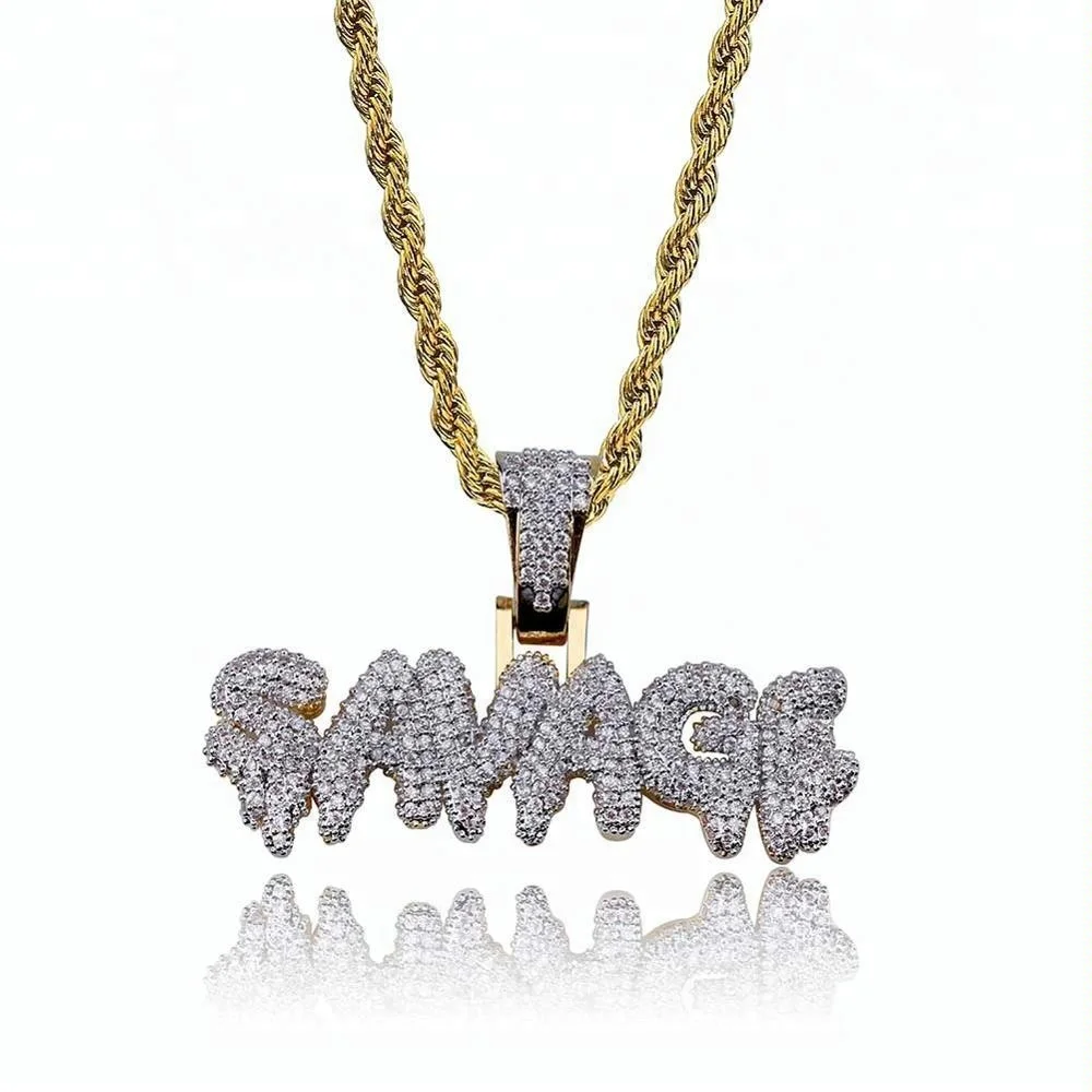 

Hip Hop Jewelry Personality Rap Hip Hop SAVAGE Pendant Necklace