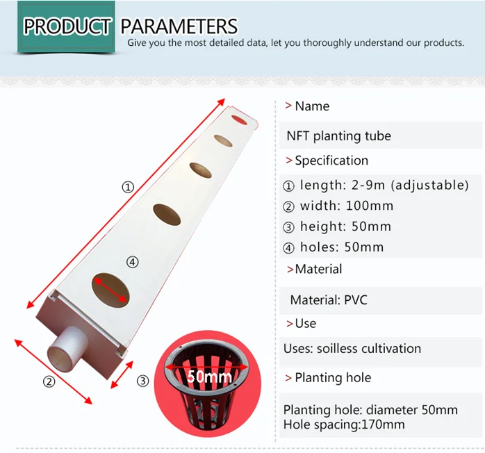 Low Cost Vertical Hydroponic Nft System Square Pvc Pipe For Agriculture