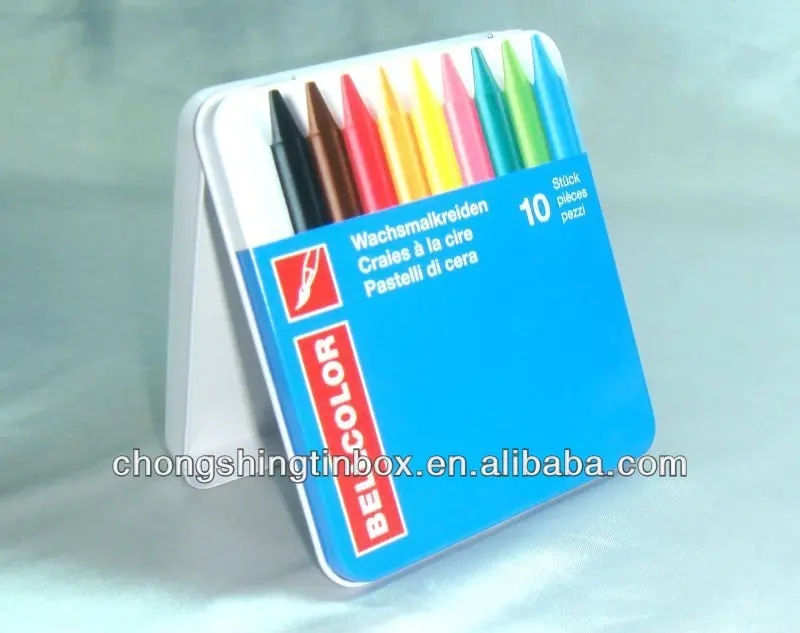 crayon tin box