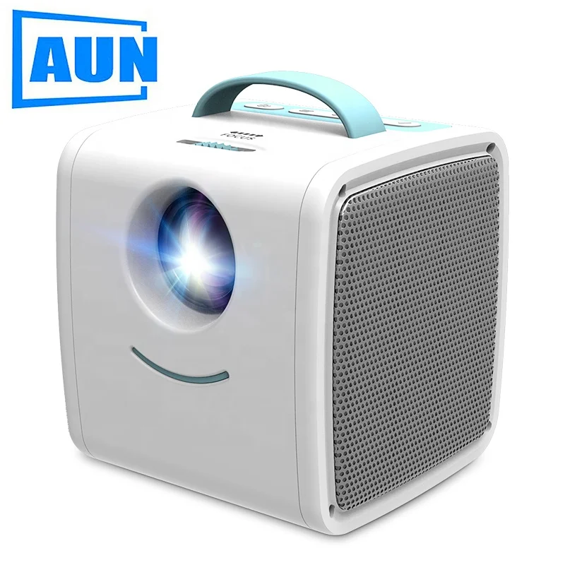 AUN Q2 MINI Projector , 700 Lumens, Portable beamer, LED TV, Smart Children's gift, story