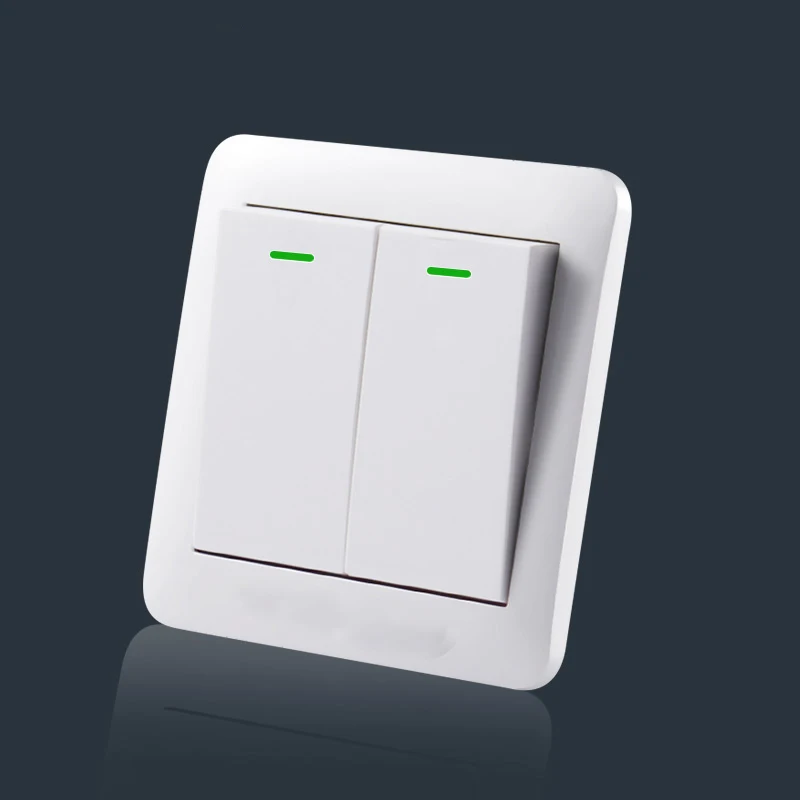 High Quality Electrical 2gang 1 Way 2way Wall Switch