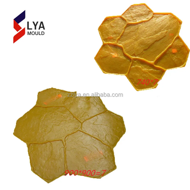 
Polyurethane Rubber Stamp Concrete Patterns Decorative Stamped Mould 