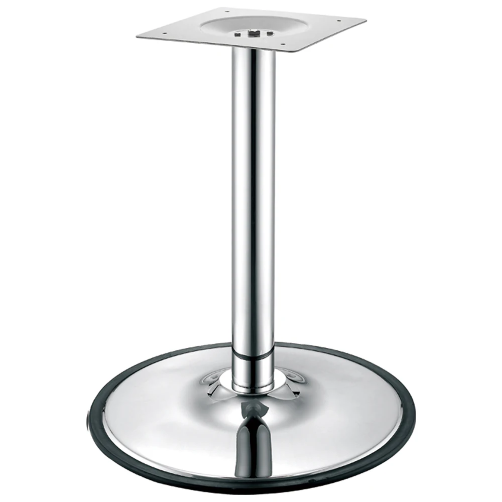 铁金属铬腿圆桌