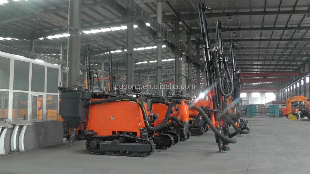 Kt7 Monolithic Hard Rock Drilling Machine With Compressor /air