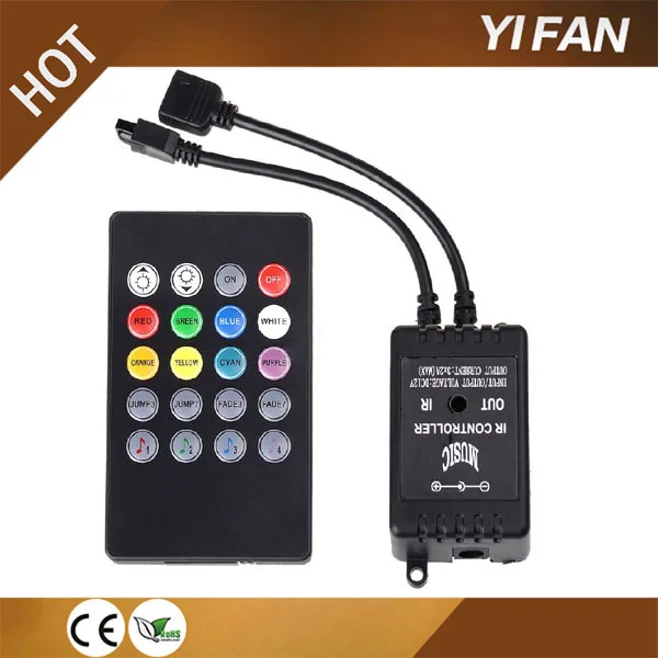 
Different Color remote controlled battery operated led strip light 