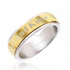 Stainless Steel Christian Ring Be Still And Know That I Am God Cross - Unisex For Men, Boys Or Women
