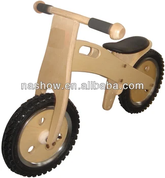 wooden bicycle for toddlers