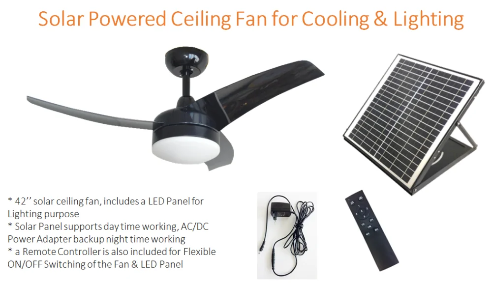 Vent Device Sunny Ceiling Fan With Led Light High Efficiency Energy Saving Solar Dc Ceiling Fan Buy Ceiling Fan With Led Light Dc Ceiling Fan Energy