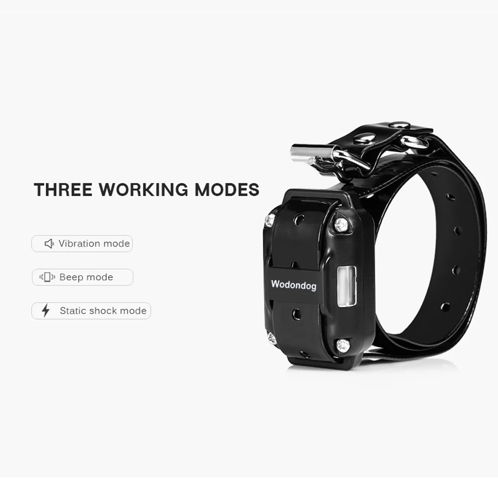 Wodondog L880 Electric Shock Pet Training Collar For 3 Dogs Diving Waterproof 800m Remote Dog