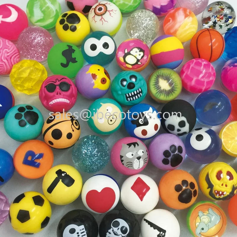 1 inch Rubber Bouncy Balls from China Ibeco Toys, View 1 inch Bouncy