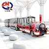 Amusement Park Diesel Trackless Mini Train 40 Passenger