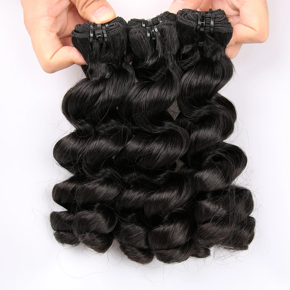 

Great quality hairs romance curls funmi double drawn hairs, Natural color