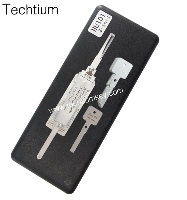 Original Lishi Hu101 Lock Pick And Decoder Together 2 In 1 For Cars
