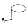 Supermarket shelves to show cargo metal coat hooks for slatall tube