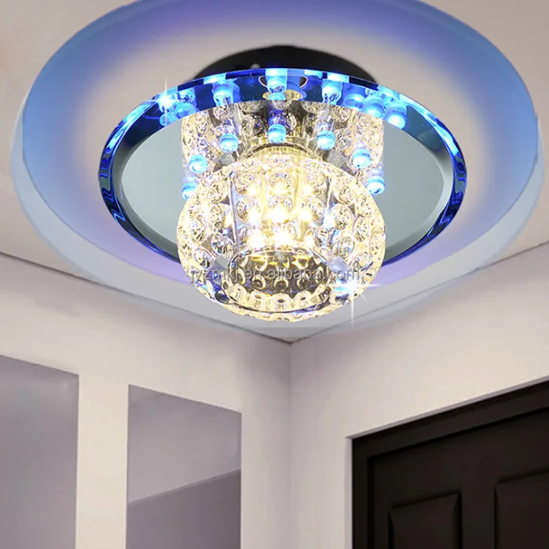 High quality wholesale corridor lamp porch light crystal ceiling lamp