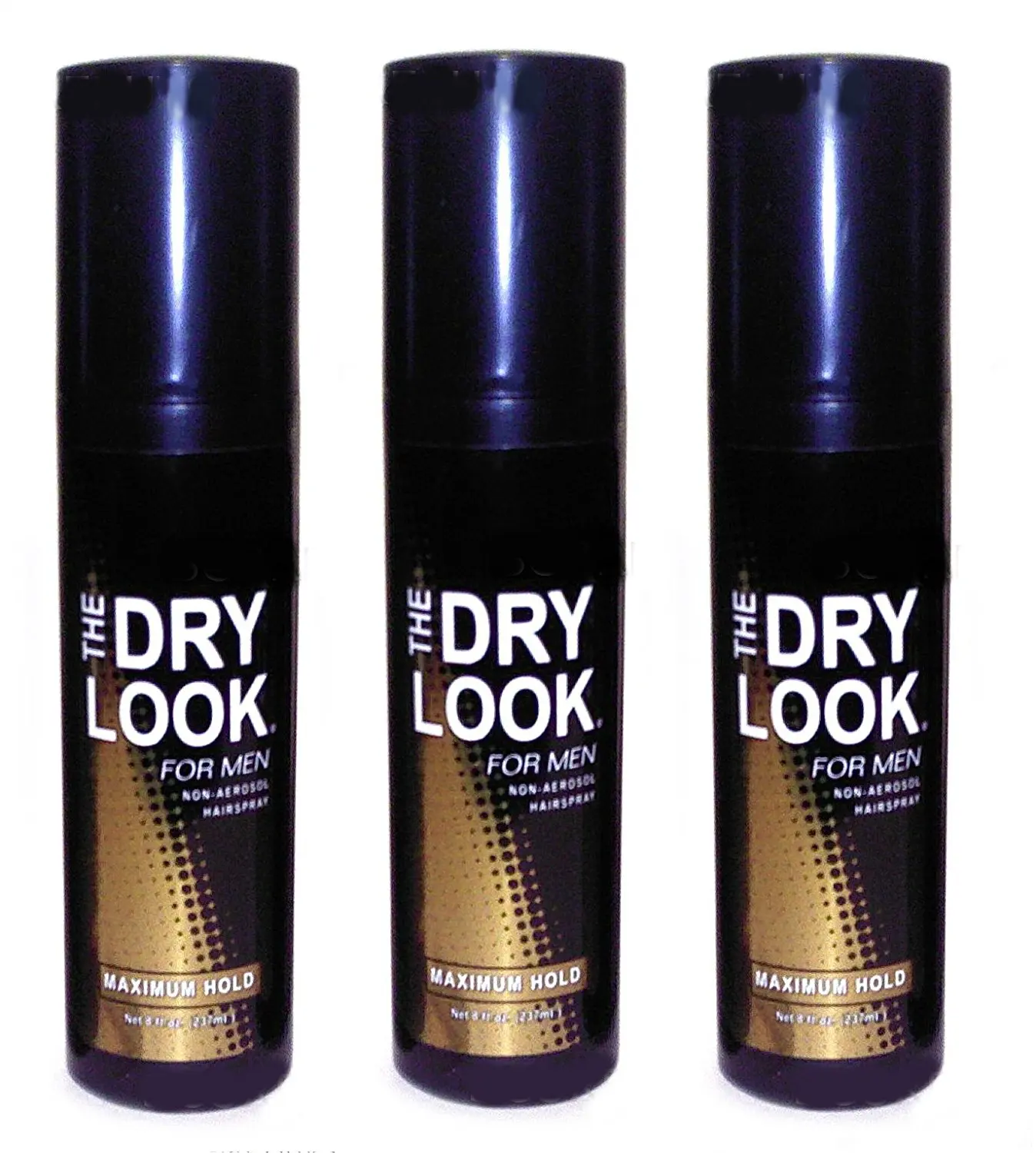 The Dry Look For Men Aerosol Hairspray Extra Hold 8 Oz Pack The Dry Look For Men Non Aerosol Pump Hairspray Maximum Hold 8oz Pack