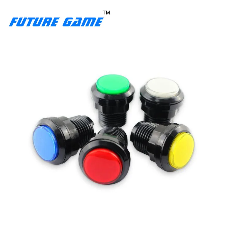 

33mm circular push button Plated illuminated 12v LED Arcade Start Push Button with microswitch, Picture