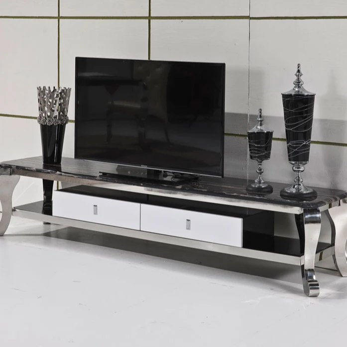 Marble Top Lcd Tv Floor Stand With Curio Cabinet Buy Lcd Tv