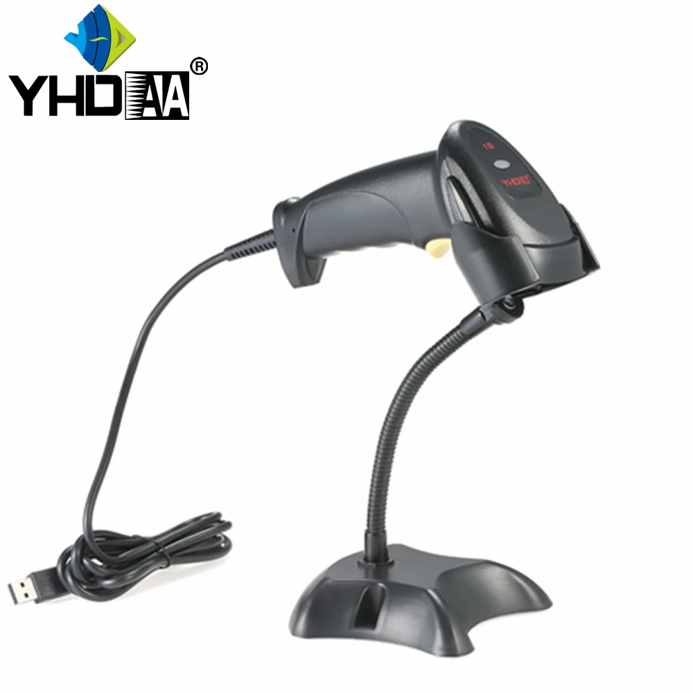 

Favorable Price China Supplier 1D Laser Barcode Reader Gun, Black