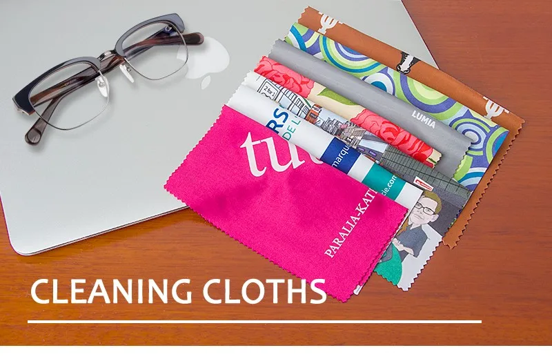Thick Microfiber Glasses Cloth Wipe,Full Colors Printing Eyeglasses