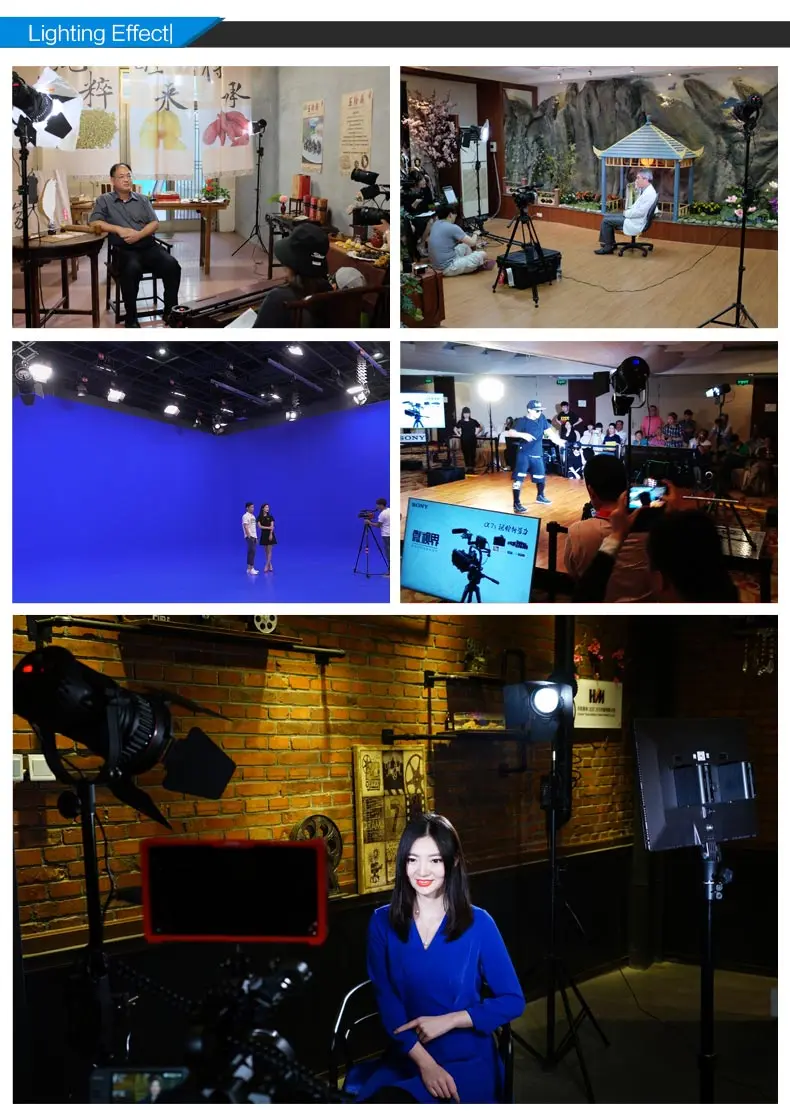 Nanguang 2.4G wifi portable lighting studio kit video light kit CN-30F 3KIT studio lighting kit for interview and studio