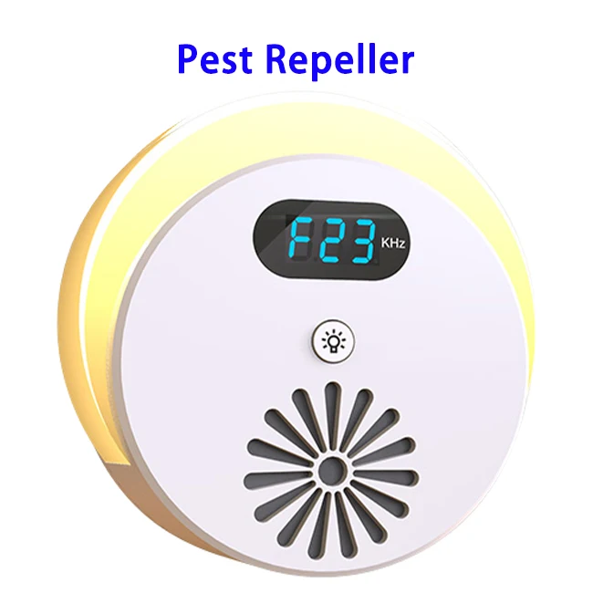 Ce Fcc Approved Electric Pest Repeller Hd Display Intelligent