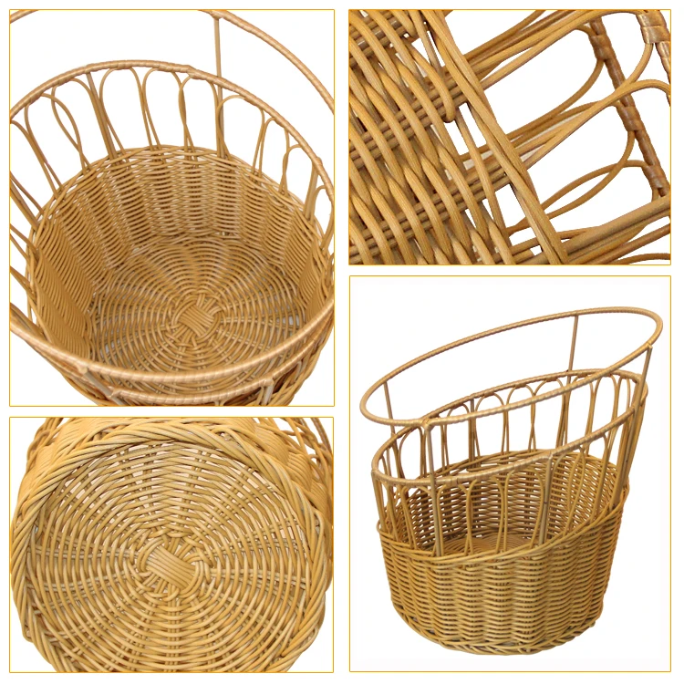 Tableware Buffet Serving Set Fruit Display Rattan Bread
