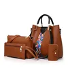 2018 Lady tote bags Shoulder Bags PU Women Handbag 4 in 1 set handbags