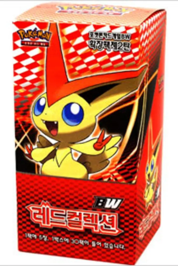 korean booster box of pokemon cards