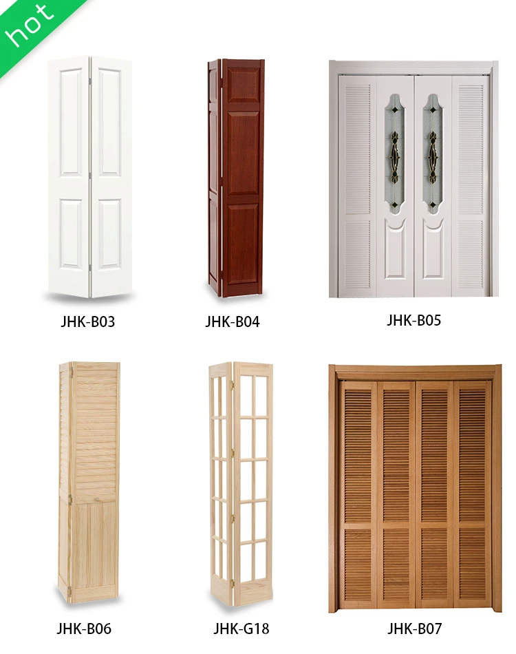 JHK Bifold Closet Doors Sizes White Bi Fold Doors Folding Bedroom Door